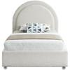 Milo Twin Upholstered Panel Bed (MiloCream-T) image 3