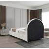 Milo Twin Upholstered Panel Bed (MiloCream-T) image 6