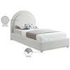 Milo Twin Upholstered Panel Bed (MiloCream-T) image 8