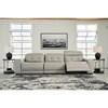 Leadman Power Reclining Leather Look Sofa (2330258/2330246/2330262) image 2