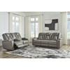 Mancin Reclining Leather Look Loveseat (2970294) image 10
