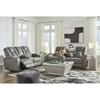 Mancin Reclining Leather Look Loveseat (2970294) image 14