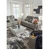 Mancin Reclining Leather Look Loveseat (2970294) image 9