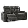 Causeuse inclinable motorisée Soundcheck en aspect cuir avec console (3060618) image 2