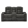 Causeuse inclinable motorisée Soundcheck en aspect cuir avec console (3060618) image 3