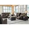 Game Plan Power Reclining Leather Loveseat (U1520518) image 11