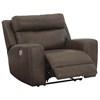Roman Power Leather Match Recliner (U2540113) image 2