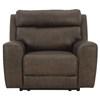 Roman Power Leather Match Recliner (U2540113) image 3