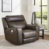 Roman Power Leather Match Recliner (U2540113) image 6