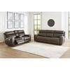 Roman Power Reclining Leather Match Sofa (U2540115) image 11