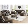 Roman Power Reclining Leather Match Sofa (U2540115) image 14