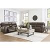 Roman Power Reclining Leather Match Loveseat (U2540118) image 12