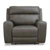 Roman Power Leather Match Recliner (U2540213) image 3