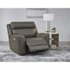 Roman Power Leather Match Recliner (U2540213) image 7