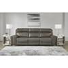 Roman Power Reclining Leather Match Sofa (U2540215) image 6