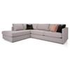 Malibu Fabric 2 pc Sectional (Malibu 2068-38/2068-41 2 pc Sectional with Queen Bed Sofa) image 2