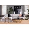 Malibu Fabric 2 pc Sectional (Malibu 2068-38/2068-41 2 pc Sectional with Queen Bed Sofa) image 3