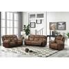 Toris2 Reclining Leather Air Sofa (Toris2 Reclining Sofa - Brown) image 2