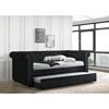 Oakmont Daybed (Oakmont Black Linen Daybed) image 1