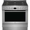 36-inch Freestanding Gas Range with Convection Technology (ECFG3668AS) image 1