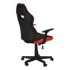 I 7327 Office Chair - Gaming/Black/Red Leather-Look image 3