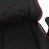 I 7327 Office Chair - Gaming/Black/Red Leather-Look image 8