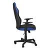 I 7328 Office Chair - Gaming/Black/Blue Leather-Look image 4