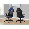 I 7328 Office Chair - Gaming/Black/Blue Leather-Look image 9