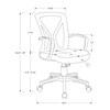 I 7339 Office Chair - Black/Black Base image 5