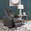 Turbulance Power Leather Look Recliner (8500113C) image 6