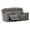 Next-Gen DuraPella Power Reclining Fabric Loveseat with Console (5930118C) image 2