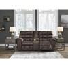 Causeuse inclinable Derwin en aspect cuir avec console (2840194) image 6