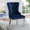 Jewett Stationary Fabric Accent Chair (CM-AC261NV-2PK) image 1