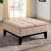 Fazio Fabric Storage Ottoman (CM-AC365BG) image 1