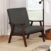 Deena Stationary Fabric Accent Chair (CM-AC5708DG) image 1