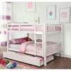 Cameron CM-BK929F-WH-BED-VN Full/Full Bunk Bed, White image 2