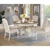 Round Arcadia Dining Table with Pedestal Base (CM3150WH-RT) image 2