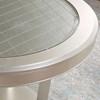 Round Adelina Dining Table with Glass Top and Pedestal Base (CM3158RT) image 4