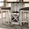 Bingham Counter Height Dining Table with Pedestal Base (CM3168BR-PT) image 5