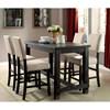 Sania Counter Height Dining Table with Trestle Base (CM3324BK-PT-VN) image 2