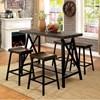 Lainey Counter Height Dining Table with Trestle Base (CM3415PT) image 3
