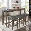 Caerleon 4 pc Counter Height Dinette (CM3474GY-PT-4PK) image 1