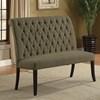 Mashall Stationary Fabric Loveseat (CM3564GY-BN) image 1