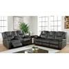 Ffion Power Reclining Leather Look Sofa (CM6219GY-SF) image 2
