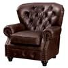 Stanford Stationary Leather Look Chair (CM6269BR-CH-VN) image 3