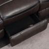 Chenai Reclining Leatherette Loveseat with Console (CM6297-LV-VN) image 6