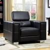 Garret Stationary Leather Chair (CM6310-CH) image 1