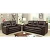 Parma Stationary Leather Look Chair (CM6324BR-CH) image 1