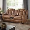 Alexia Power Reclining Leather Look Loveseat (CM6346-LV) image 1