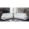 Zibak Stationary Leather Look Sofa (CM6411WH-SF) image 2